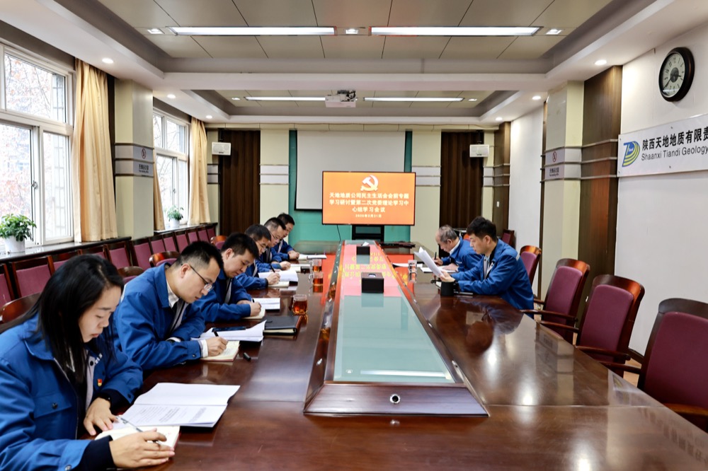 2月21日，公司召开民主生活会会前专题学习研讨暨第二次党委理论学习中心组学习会。（张嘉淇）.JPG