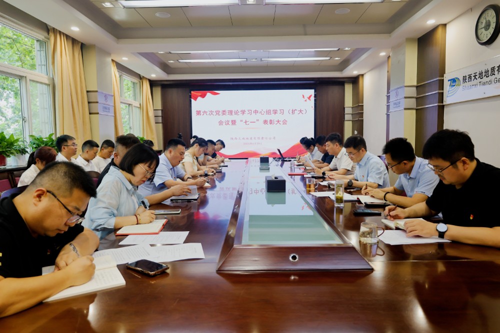 公司召开第六次党委理论学习中心组学习（扩大）会议暨“七一”表彰大会