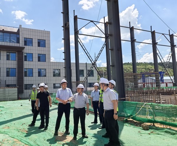 任广军一行到天地地质公司冯家塔煤矿矸石注浆充填EPC总承包项目开展党风廉政建设专项检查指导工作